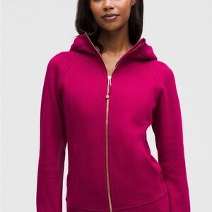 Scuba full zip hoodie Lululemon Athletica Magenta Zip-Up Hoodie